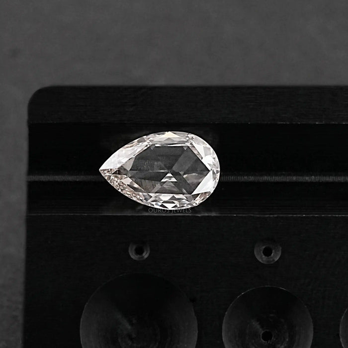 Pear Rose Cut Lab Made Diamond