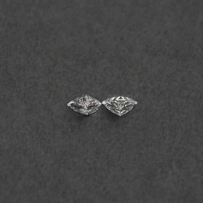 Side View of Triangle Cut Diamond 