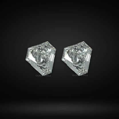 Calf's Head Shape Lab Diamond Pair Loose
