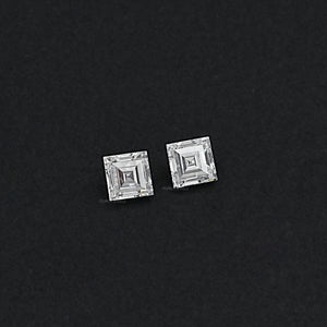 Carre Cut Lab Grown Matching Pair Diamond