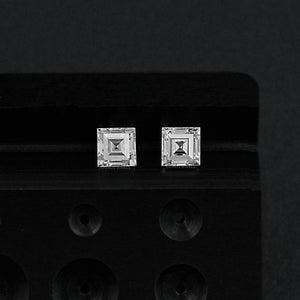 Carre Cut Lab Grown Matching Pair Diamond