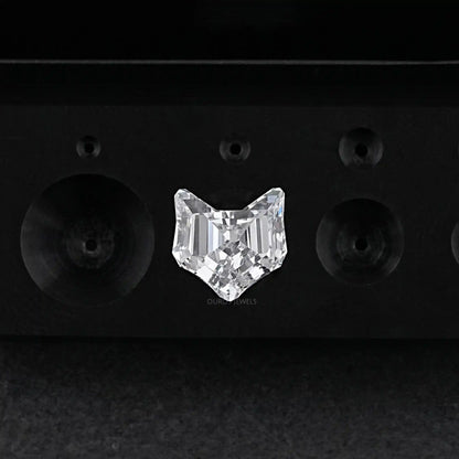 Antique Shape Cat Face Cut Lab Grown Diamond Loose