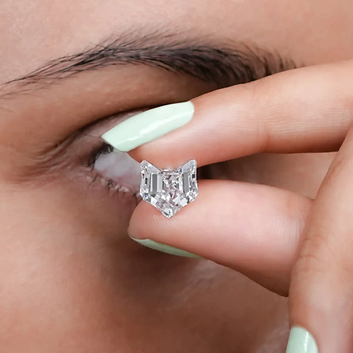 Bespoke Cat Face Cut Loose Diamond