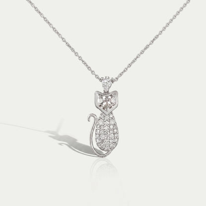 Cat Cut Lab Grown Diamond Pendant