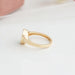 [Side View of Cat Cut Lab Diamond Ring]-[Ouros Jewels]