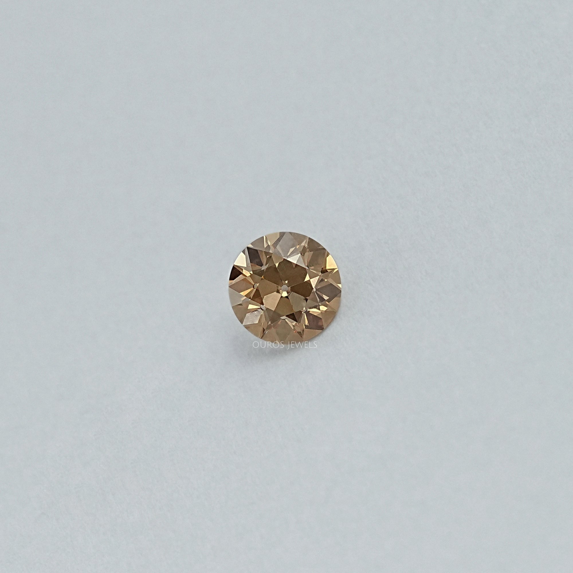 Champagne Old European Round Cut Dimaond Loose Loose