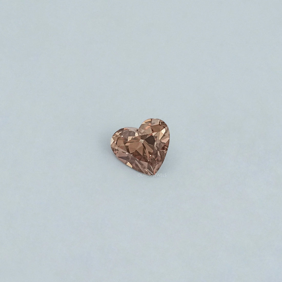 Old Mine Heart Cut Champagne Diamond Loose Loose