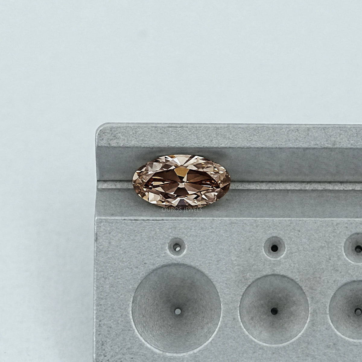 Old Mine Moval Lab Champagne Loose Diamond Loose
