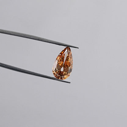 Champagne Old Mine Pear Cut Diamond Loose Loose