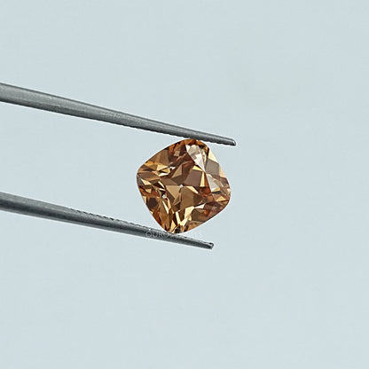 Champagne Square Old Mine Cushion Cut Loose Diamond Loose