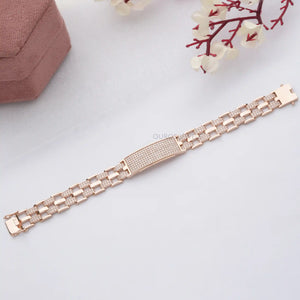 mens gold diamond bracelet