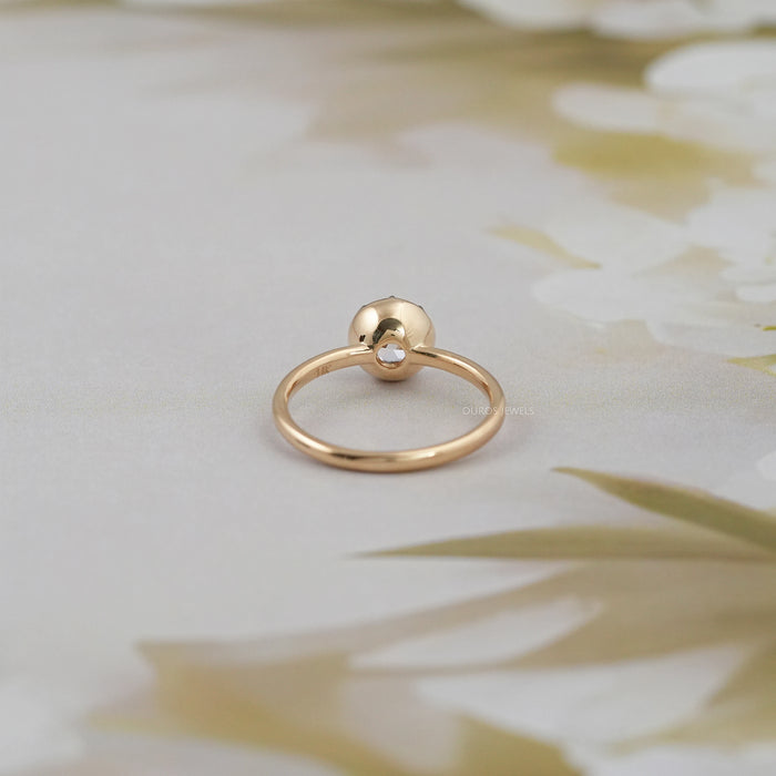 Solitaire Old European Round Diamond Ring