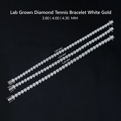 Classic Lab Grown Round Diamond Tennis Bracelet