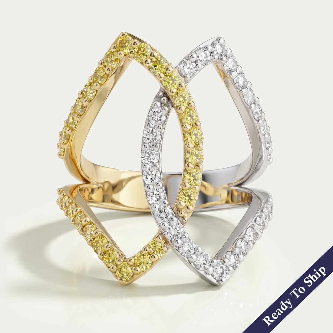 Round Cut Cocktail Party Wear Ring