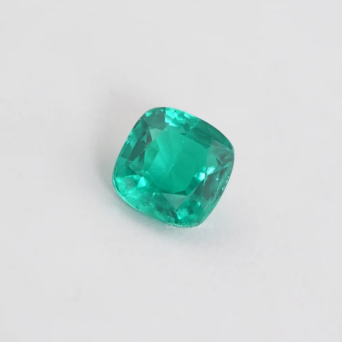 Colombian Emerald Cushion Cut Gemstone