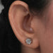 hexagon shaped diamond earrings 