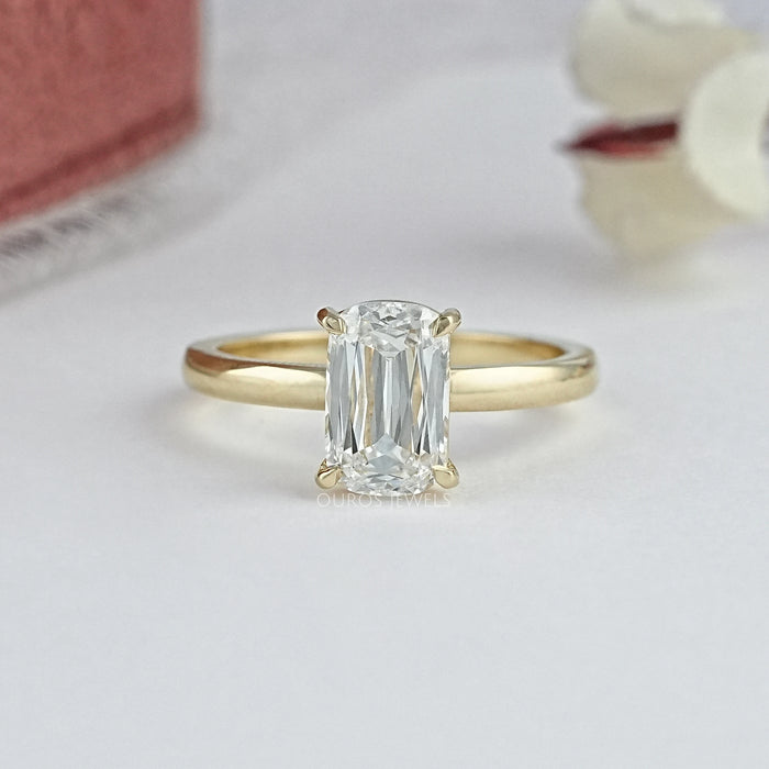Criss Cut Lab Grown Diamond Solitaire Ring