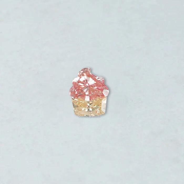 Cup Cake Shaped Lab Grown Diamond