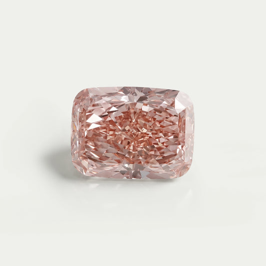Cushion Cut Lab Grown Diamond - Fancy Vivid Pink
