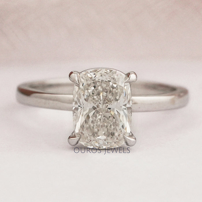 IGI Certified Cushion Cut Engagement Ring