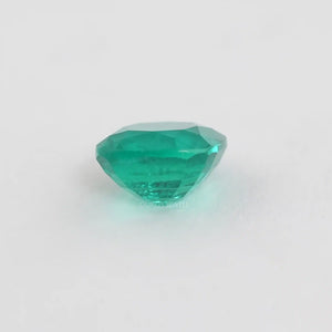 IGI Certified  Cushion Shape Colombian Emerald Gemstone