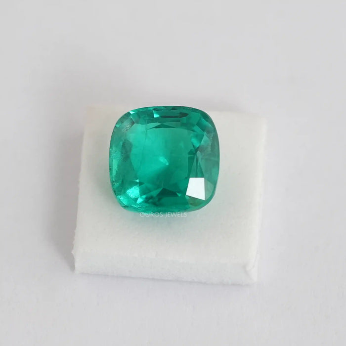 Colombian Emerald Cushion Cut Gemstone