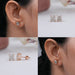 cushion cut stud earrings