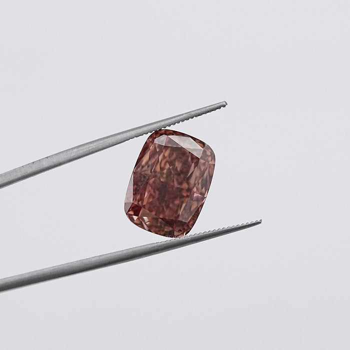 Deep Red Cushion Lab Grown Loose Diamond