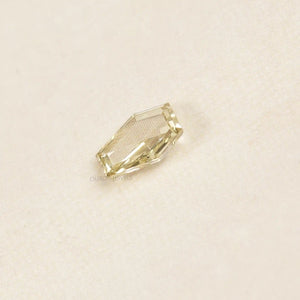 yellow portrait cut lab grown diamond