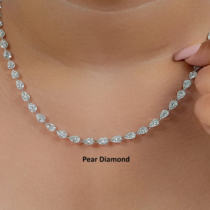 Drill Lab Diamond Tennis Necklace