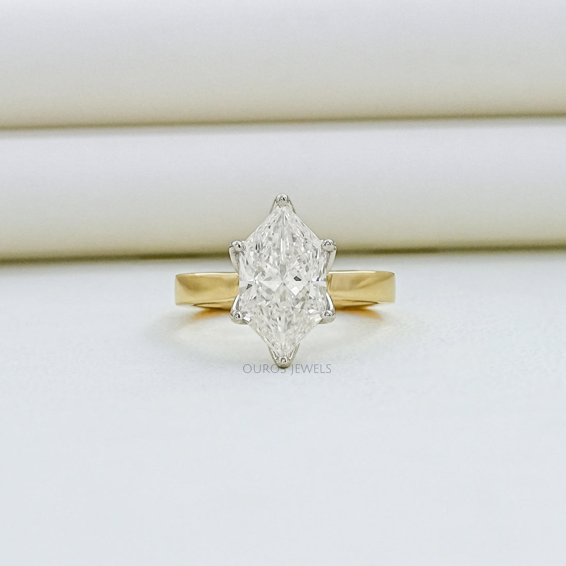 Dutch Marquise Diamond Solitaire Engagement Ring Ring