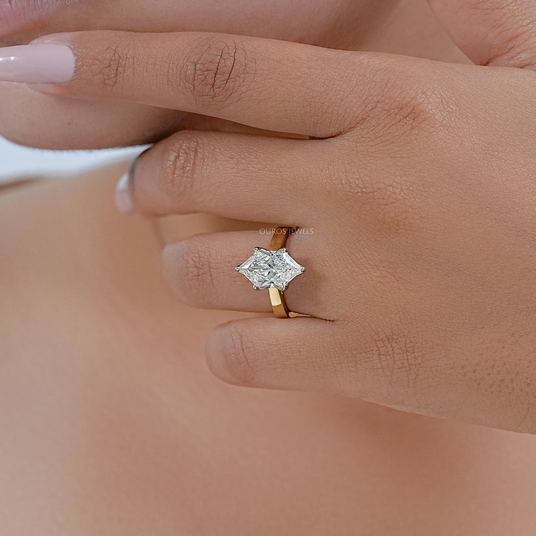 Dutch Marquise Diamond Solitaire Engagement Ring Ring