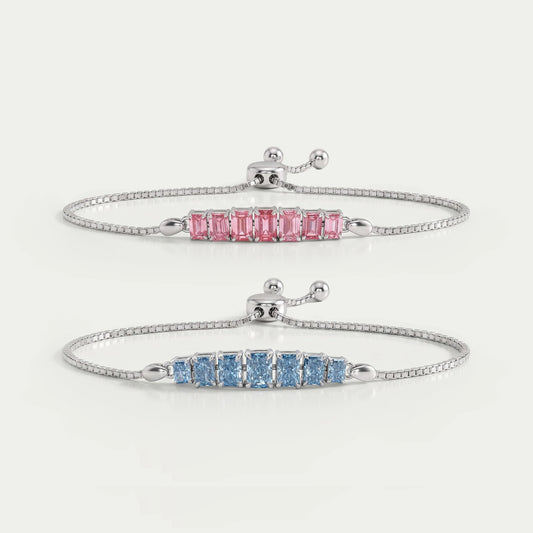 Fancy Color Diamond Chain Bracelet Bracelet