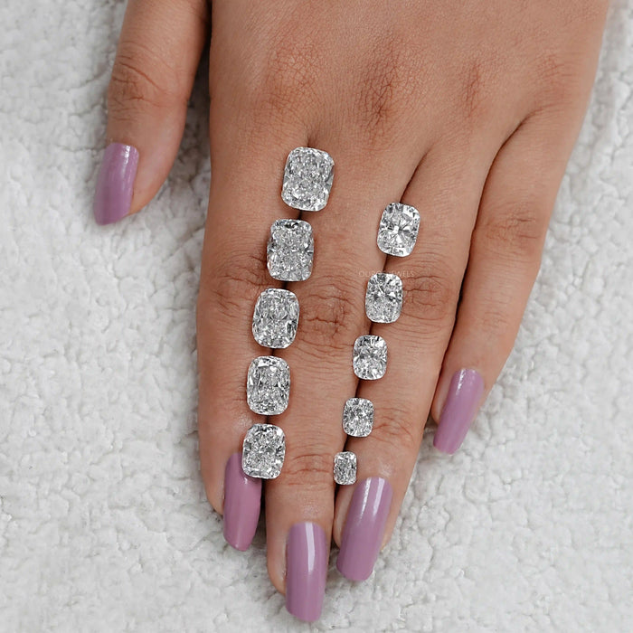 Elongated Cushion Cut Lab Grown Diamond