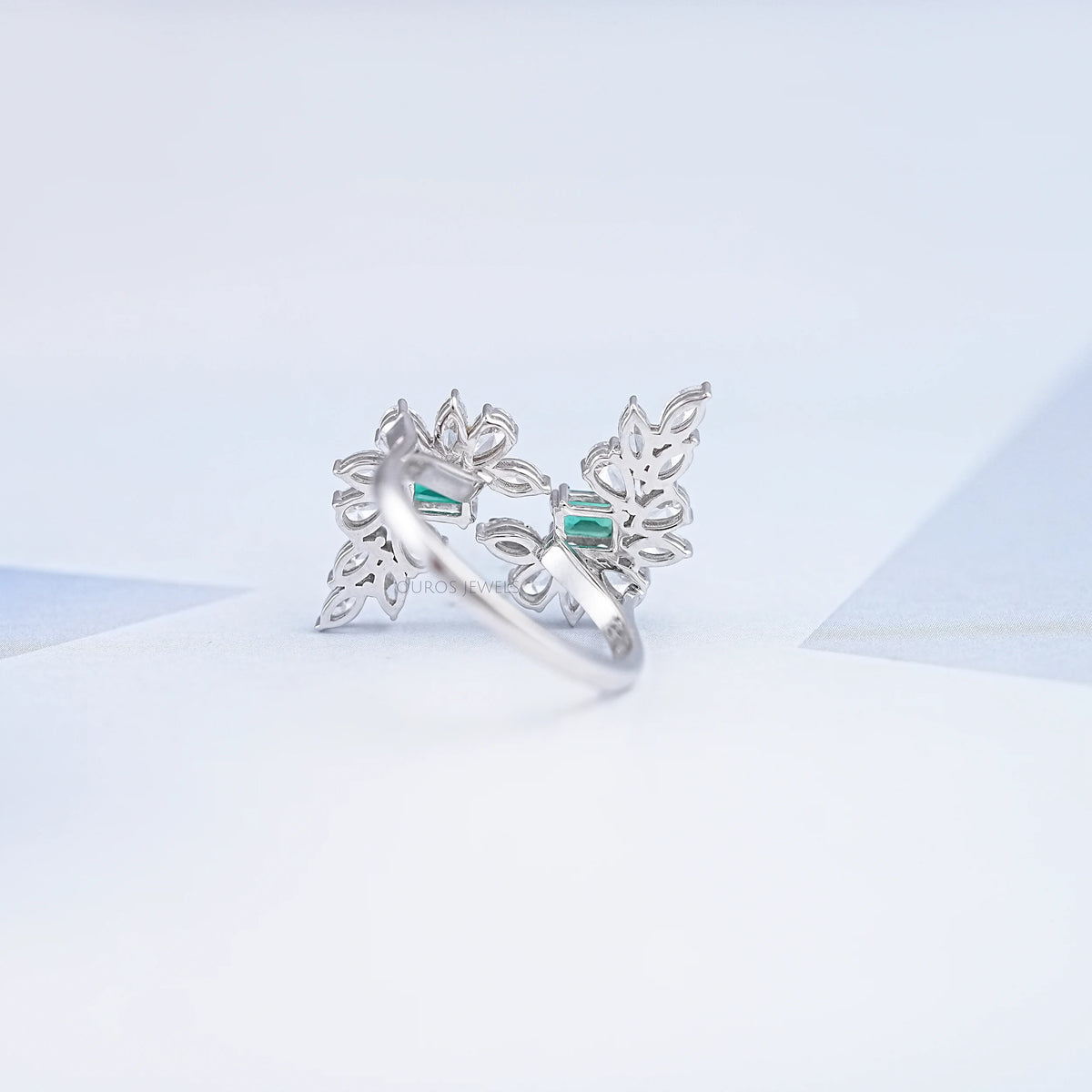 Multi Shape Lab Diamond Bypass Ring