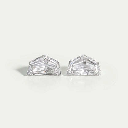 Epaulette Cut Lab Grown Diamond Matching Pair Loose