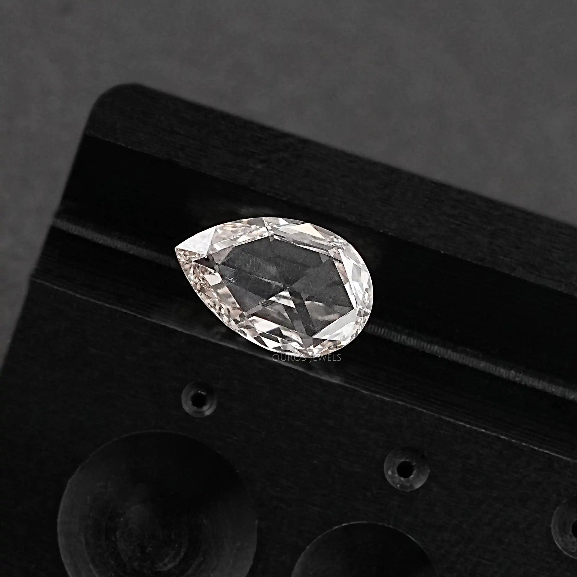 Rose Cut Pear Lab Grown Diamond