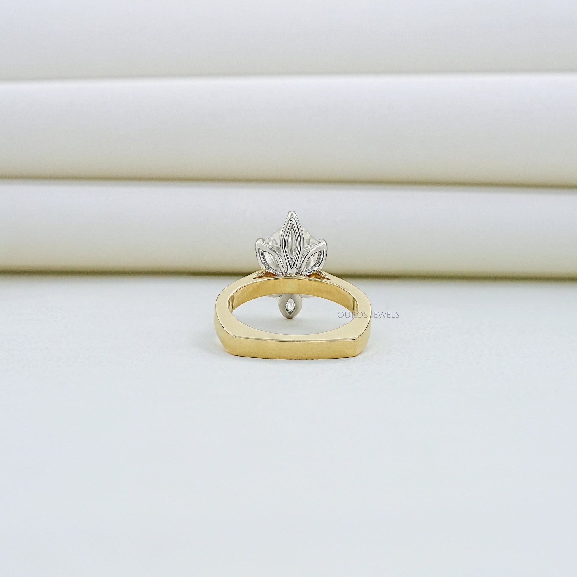Dutch Marquise Diamond Solitaire Engagement Ring Ring