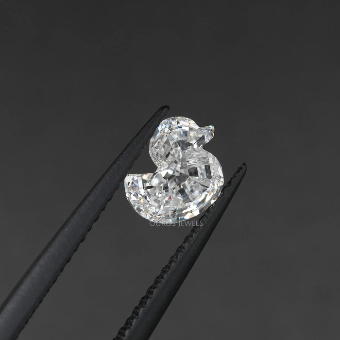 Antique Duck Shaped Lab Grown Diamond