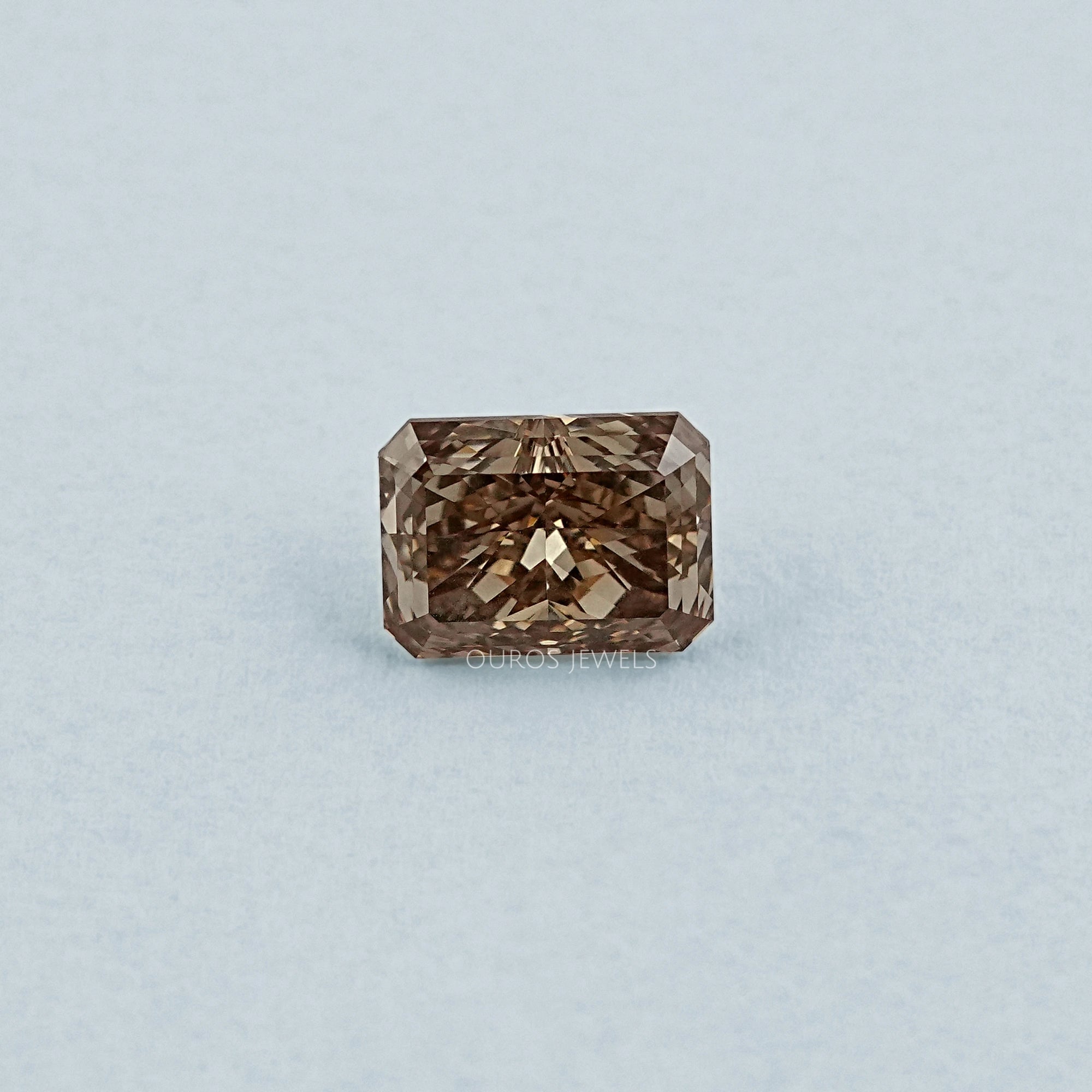 Square Radiant Rose Cut Yellow Diamond - 3.45 Carat