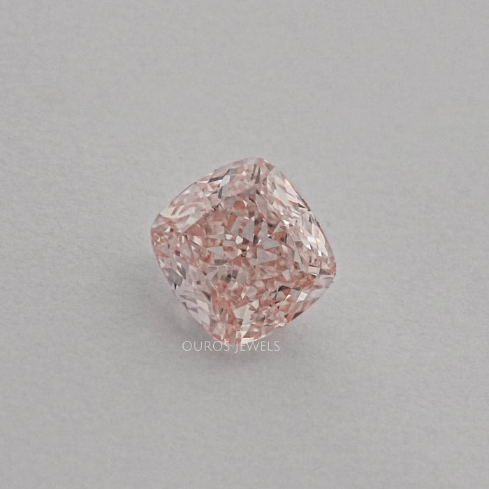 Fancy Intense Pink Cushion Cut Lab Grown Diamond