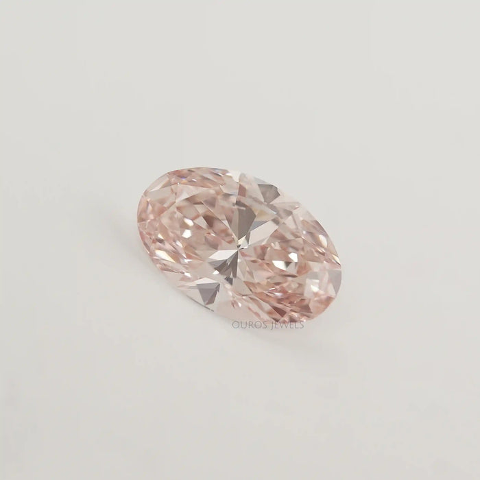 Fancy Intense Pink Oval Cut Lab Diamond