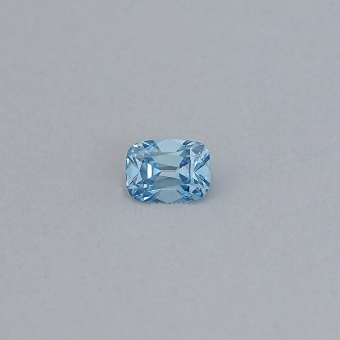 3.00 Carat Fancy Vivid Blue Old Mine Cushion Lab Diamond