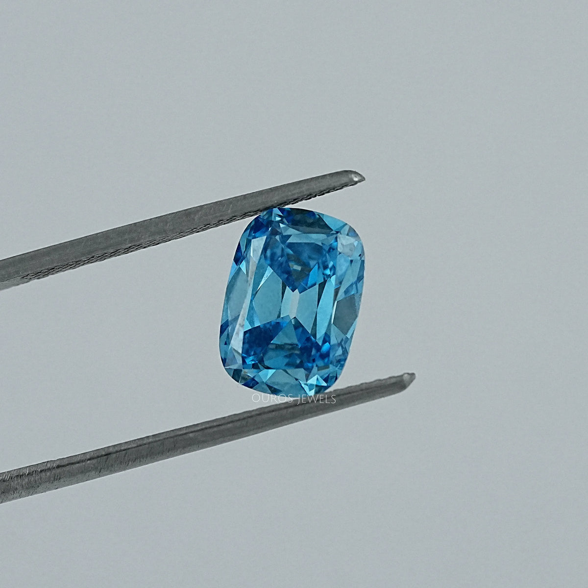 Fancy Vivid Blue Old Mine Cushion Lab Diamond Loose