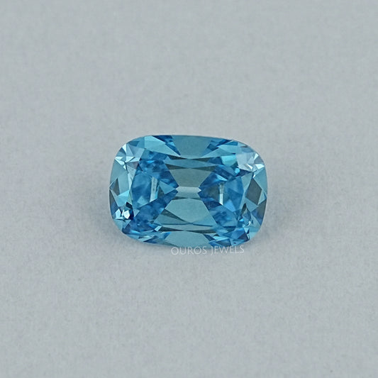 Fancy Vivid Blue Old Mine Cushion Lab Diamond Loose