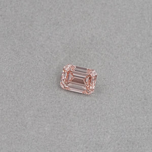 Pink Emerald Cut Lab Diamond - 10.08 CT Certified