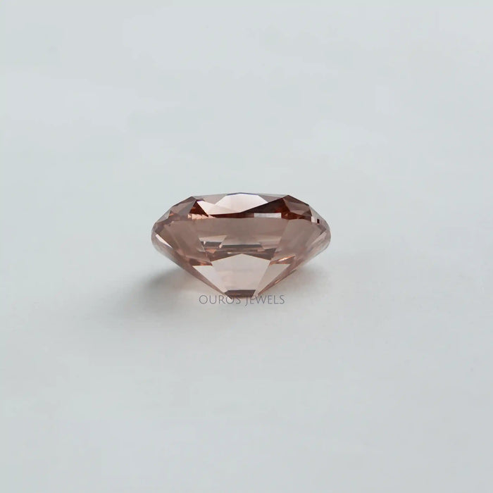 [Pinkish Brown Cushion Lab Diamond]-[Ouros Jewels]