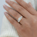 Princess And Baguette Diamond Five Stone Engagement Ring Rings