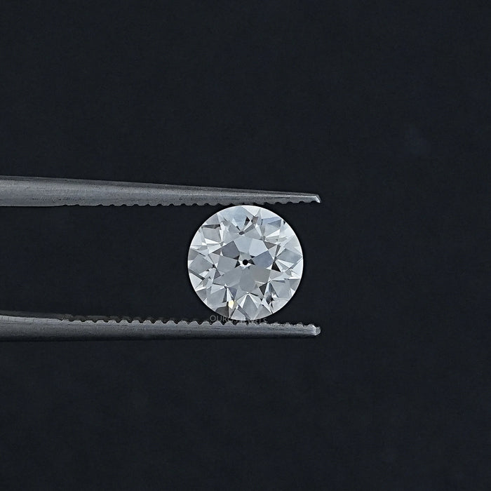 Flower Pattern Old European Round Cut Diamond