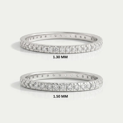 Round Brilliant Cut Diamond Eternity Band